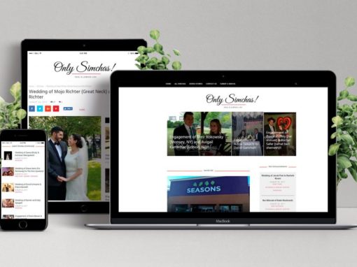 Only Simchas – Content Website