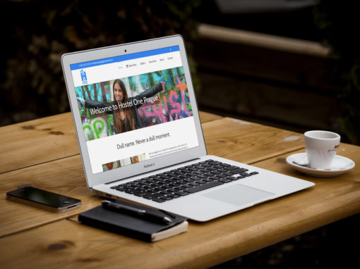 Website for Hostel One Prague