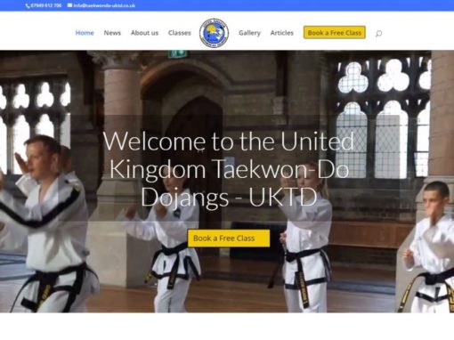 Martial Arts School Website